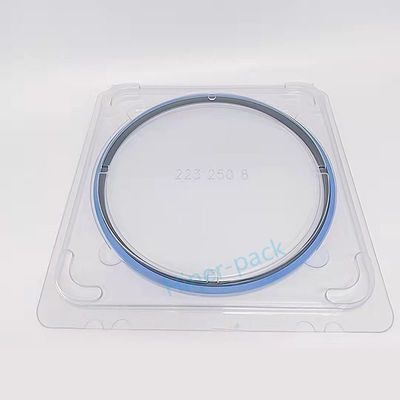 satın al 8 inç Şeffaf Tek Wafer Nakliye Konteynerleri PET Malzemesi online manufacture