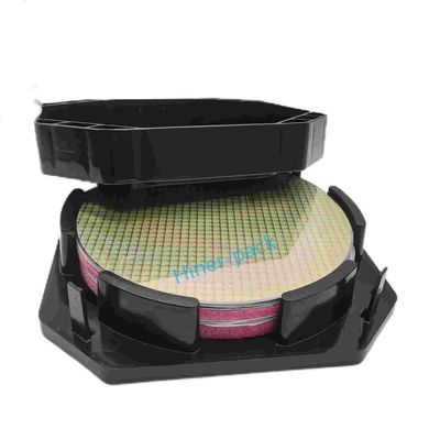 satın al İletici PP Malzemesi Siyah Yatay Wafer Gönderici Kaseti 300mm Wafer Taşıyıcı Kutusu online manufacture