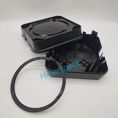 satın al Düşük Gazlama Silikon Wafers Taşıyıcı 8 Inç Siyah Yatay Wafer Çerçeve Kaset Taşıyıcı online manufacture