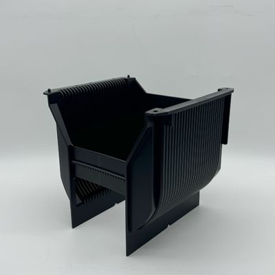 satın al 8 Inç Ultra Temiz Wafer Kaseti Kutusu 25 Kapasite Siyah ESD Koruma Malzemesi online manufacture