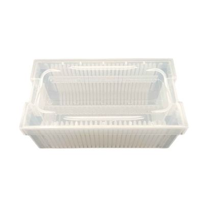 satın al 3 Inç Yüzey Direnci Çok Dikey Taşıyıcı Ultra Açık PP Wafer Nakliye için online manufacture