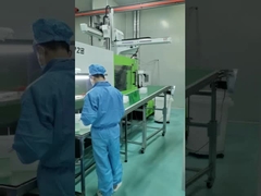 Temiz PP Fluoroware Wafer Taşıma Kutusu Taşıyıcı Kaseti ile 4 Inch 100mm